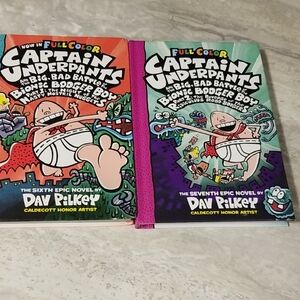 Scholastic Captain Underpants Full Color Hardcover books